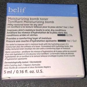 Belif Moisturizing Bomb Toner 5 ml .16 oz Sample Size NIB